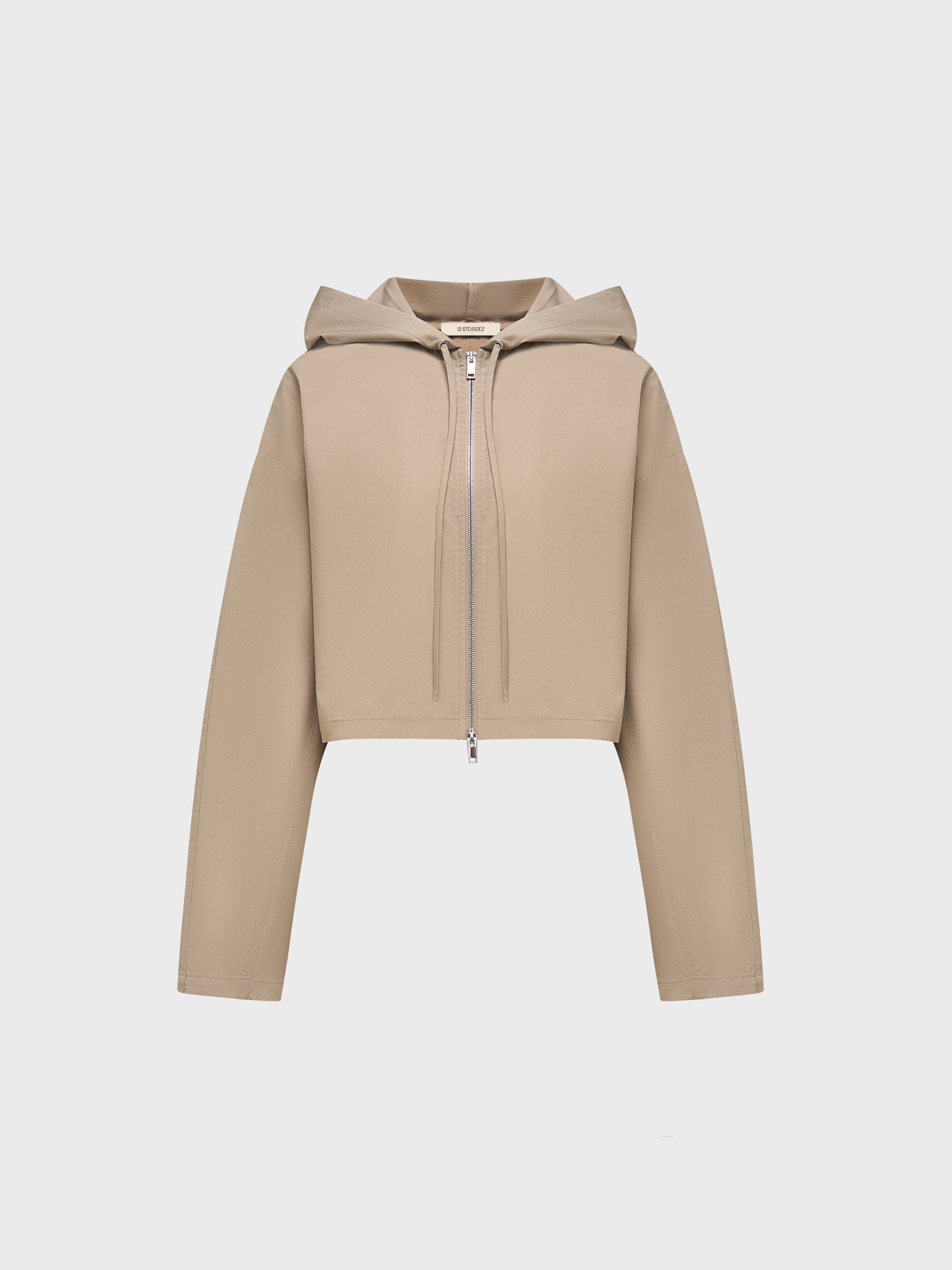 Cotton hooded jacket