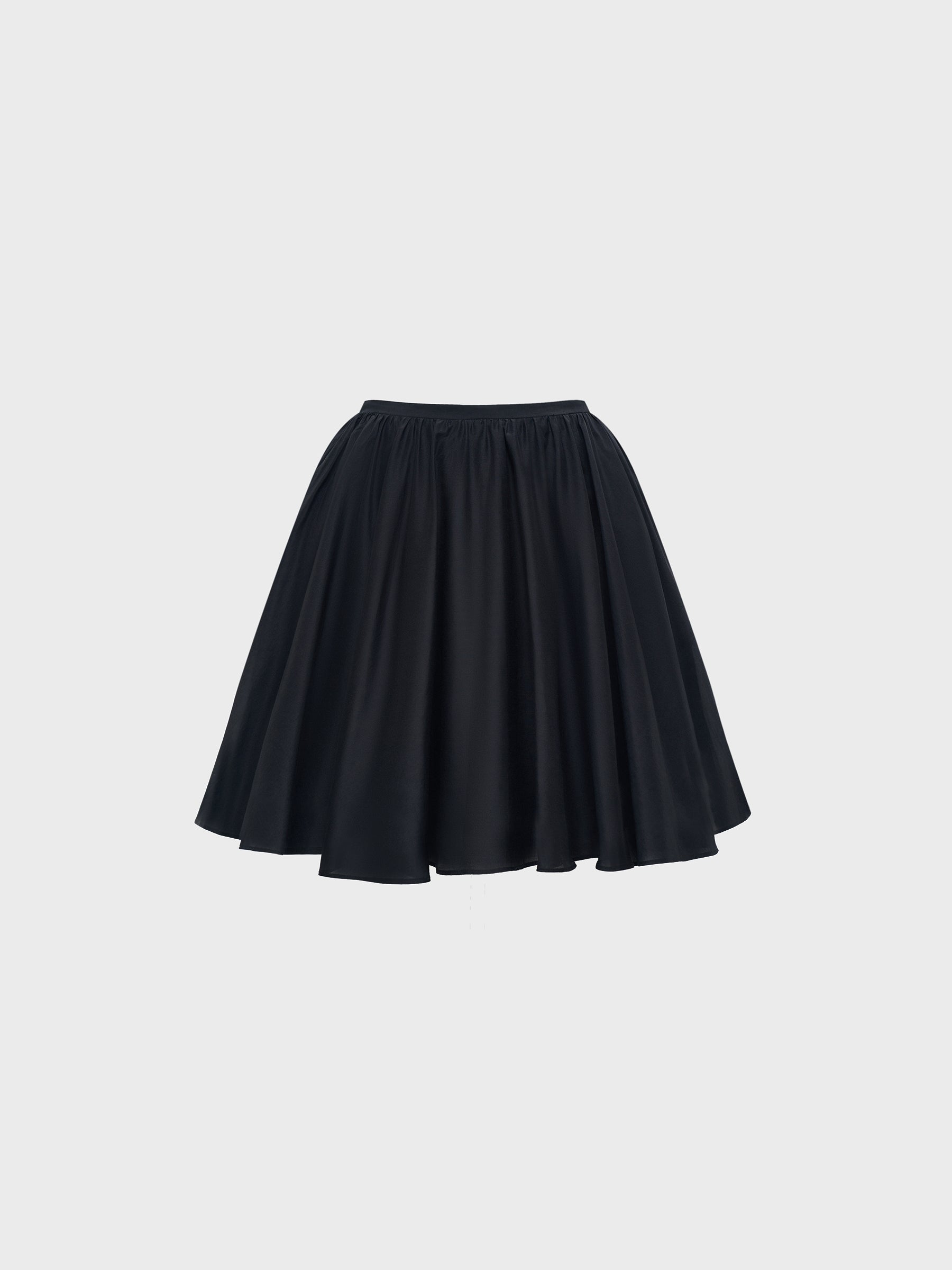 Cotton-silk skirt