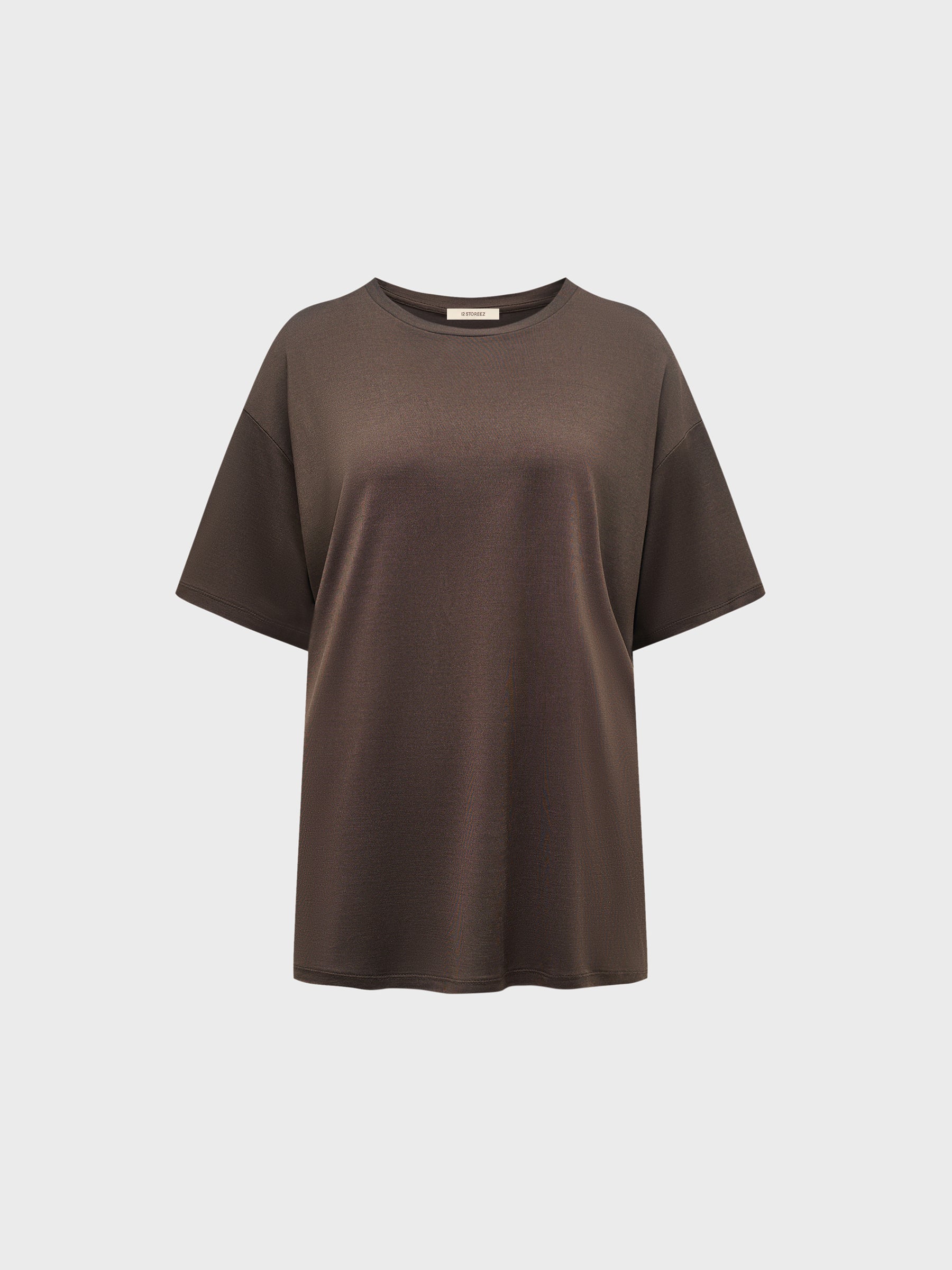 Silk jersey T-shirt