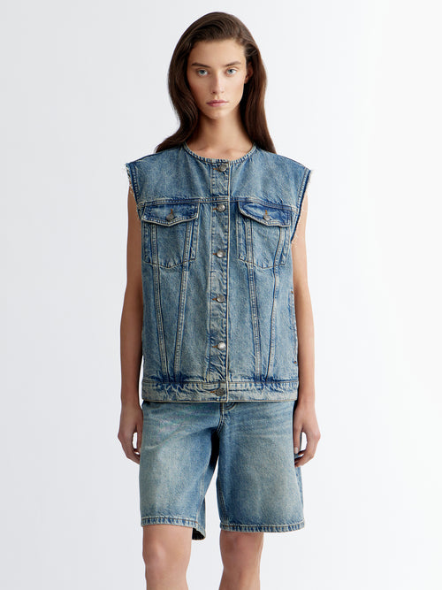 Denim vest