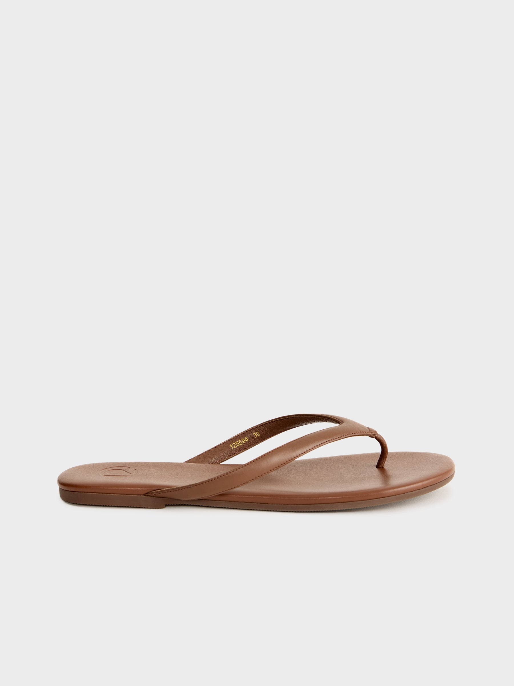 Leather thong sandals