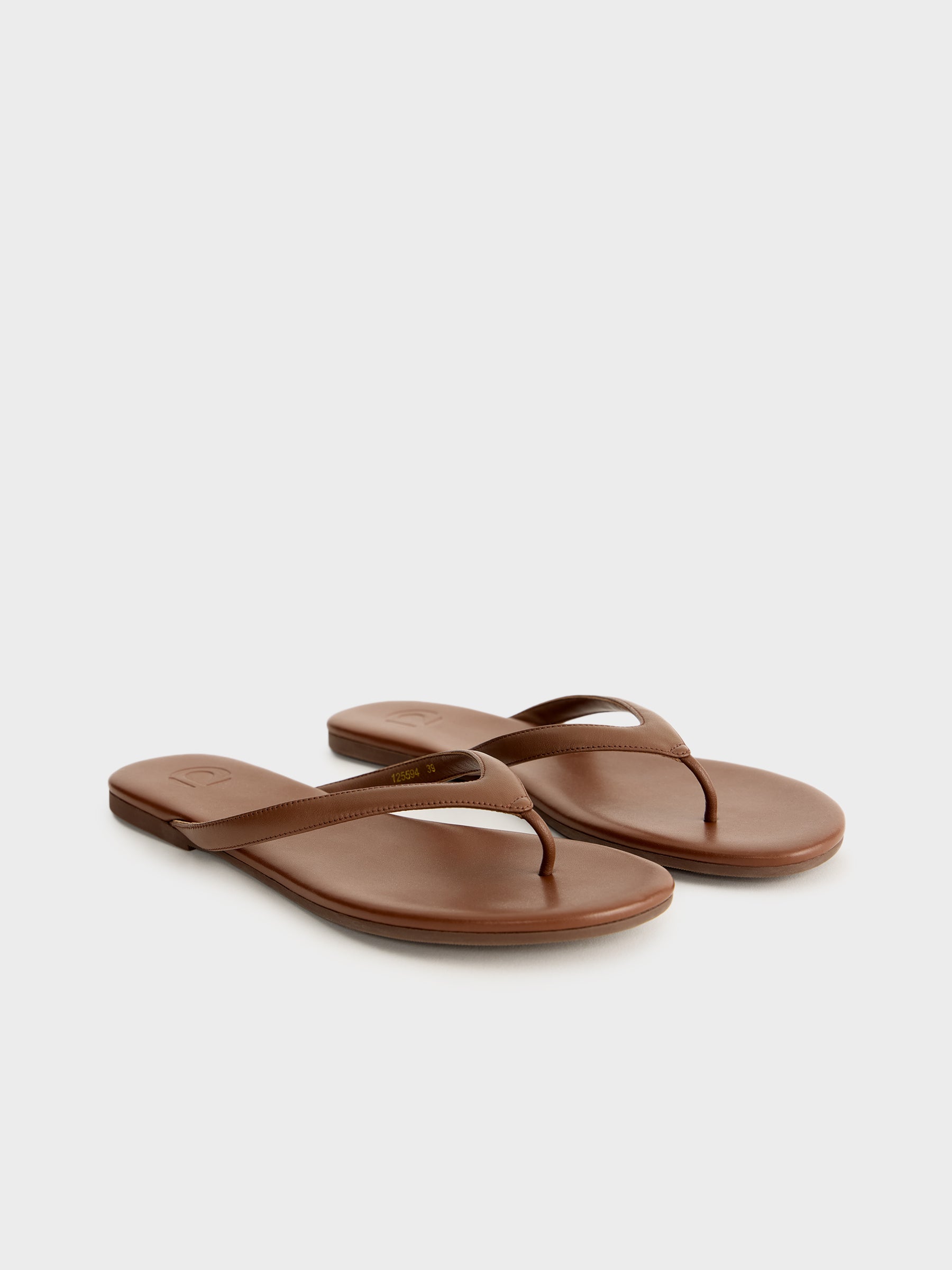 Leather thong sandals