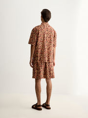 Printed cotton shorts