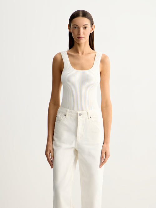 Square neck tank top
