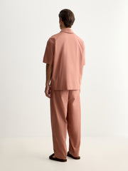 Cotton drawstring trousers