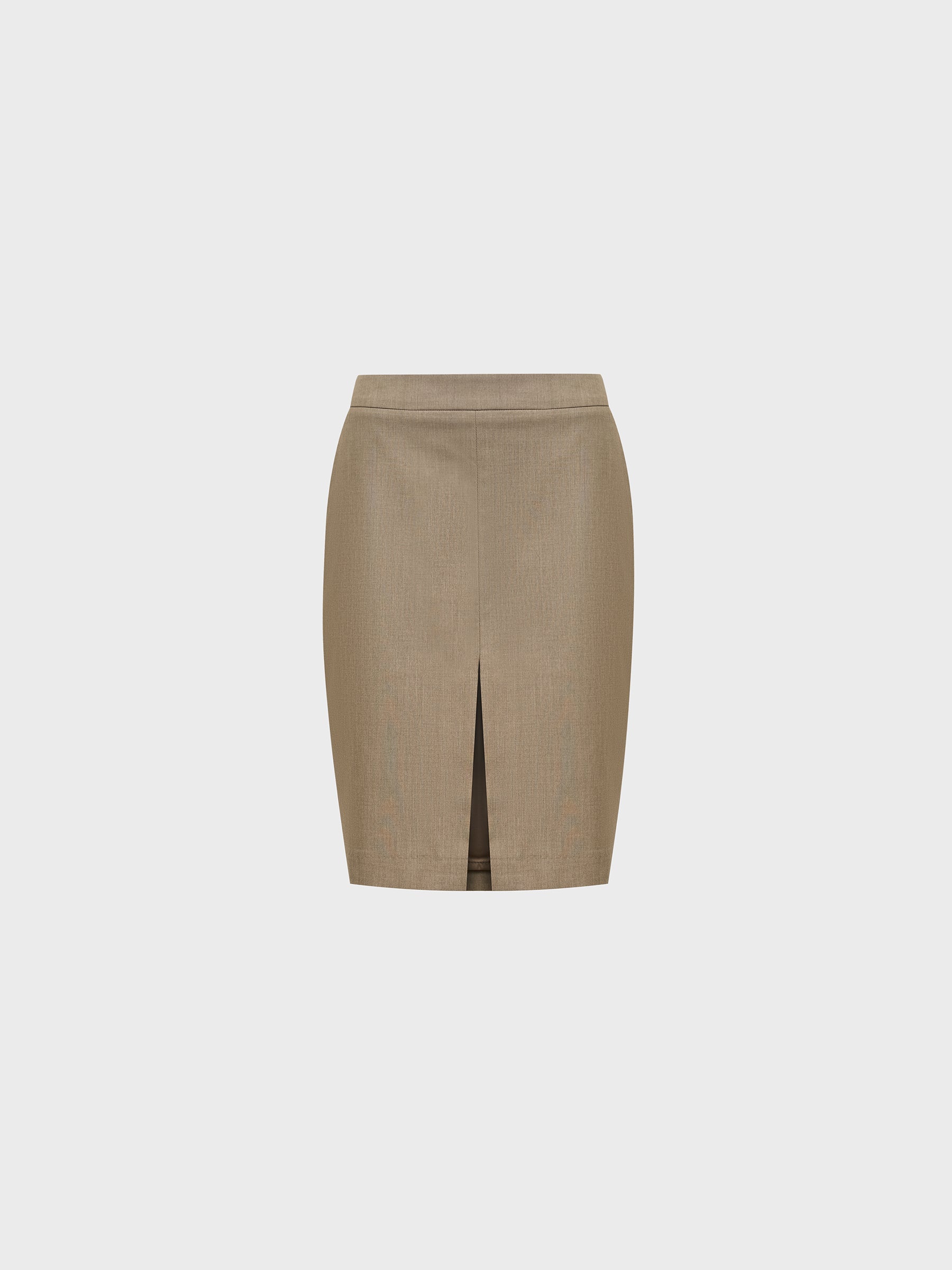 Front slit skirt