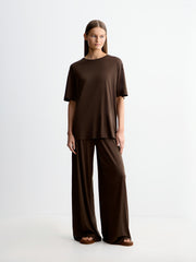 Silk jersey T-shirt