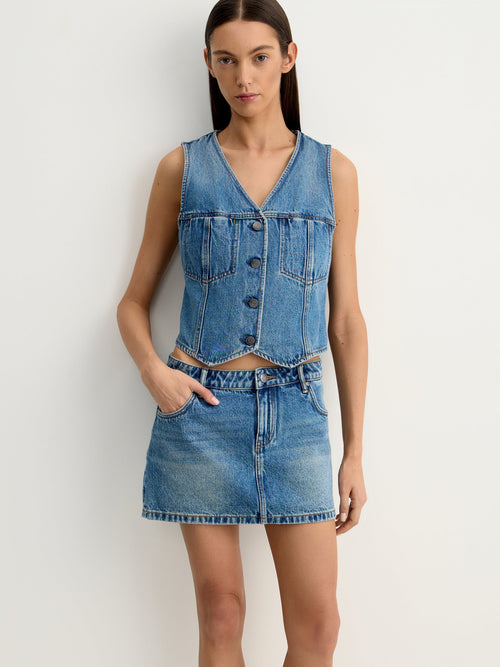 Denim vest