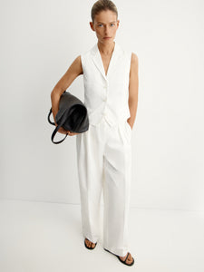 Cotton-lyocell vest