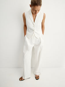 Cotton-lyocell vest