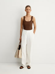 Square neck tank top