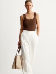 Square neck tank top