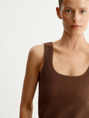 Square neck tank top