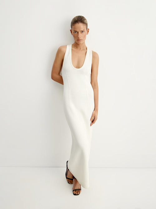 Knit maxi dress