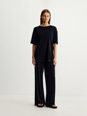 Silk jersey T-shirt