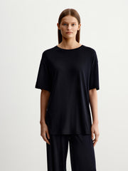 Silk jersey T-shirt
