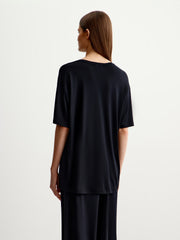 Silk jersey T-shirt