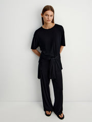 Silk jersey T-shirt