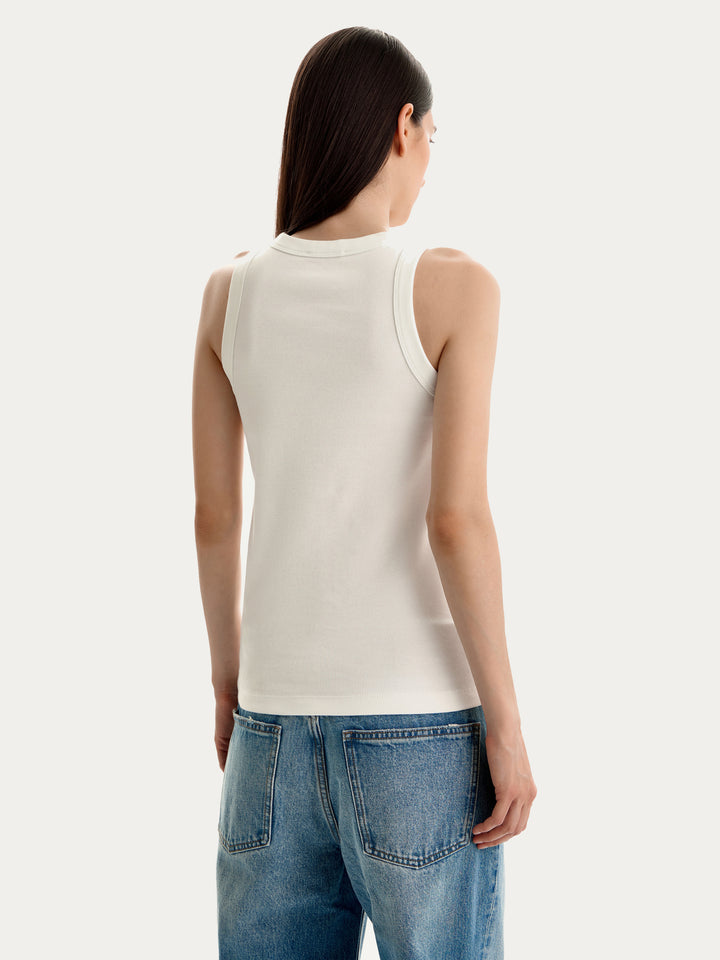 Ribbed cotton tank top – 12 STOREEZ