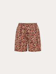 Printed cotton shorts