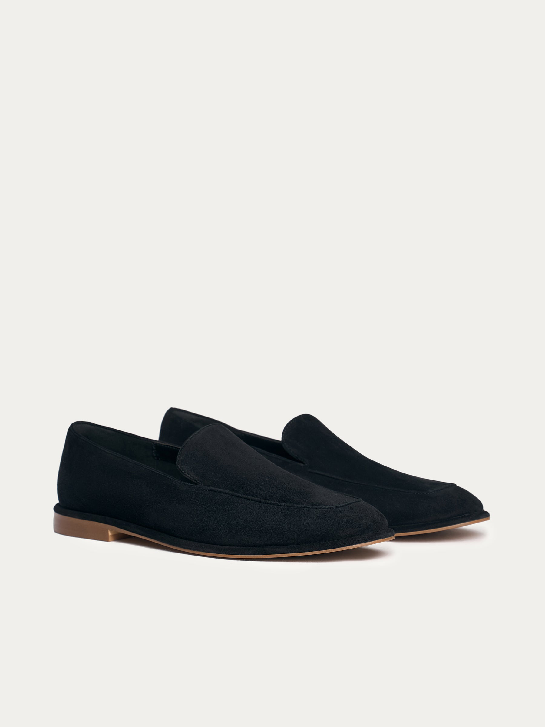 Suede loafers