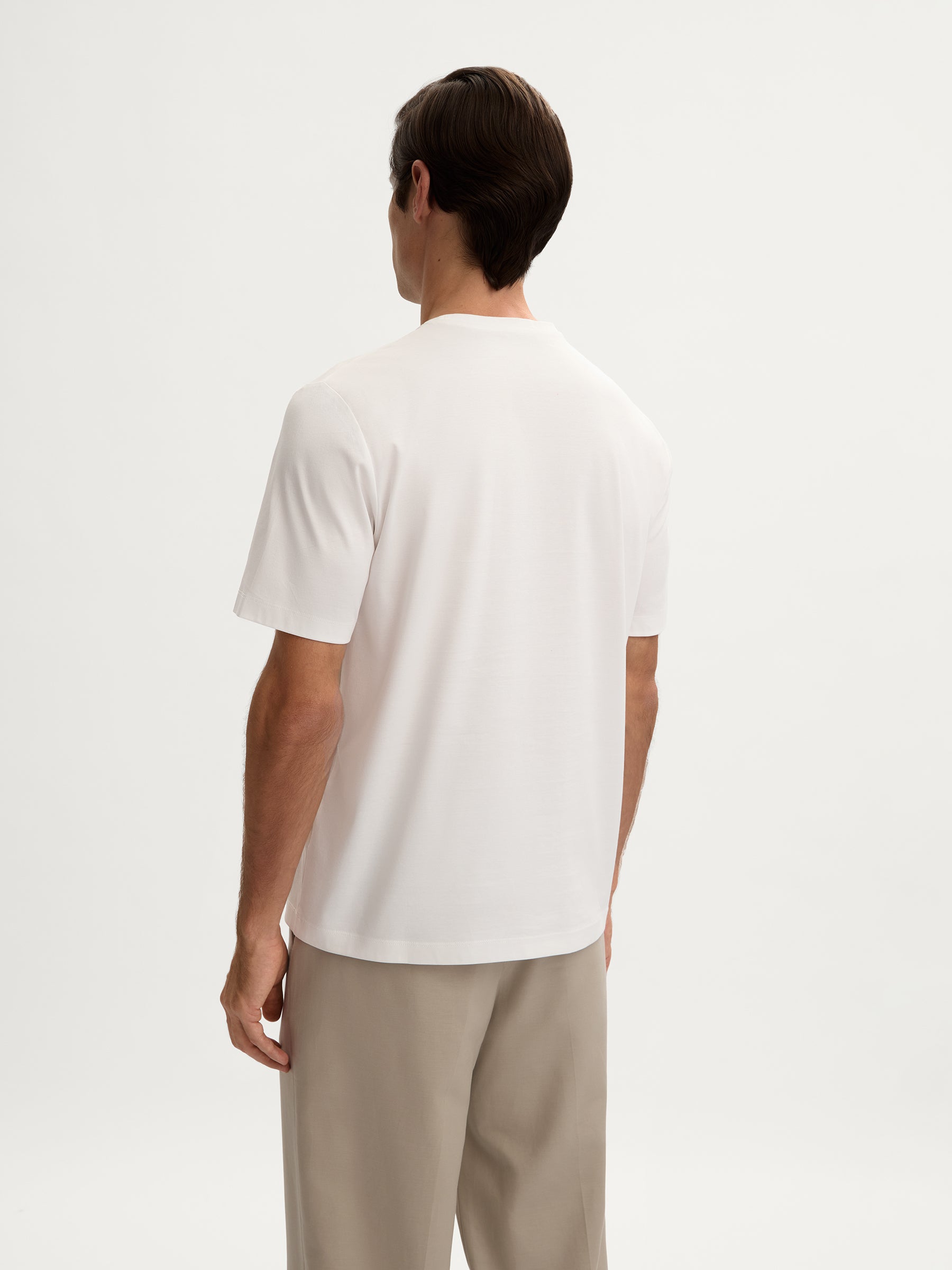 Mercerised cotton T-shirt