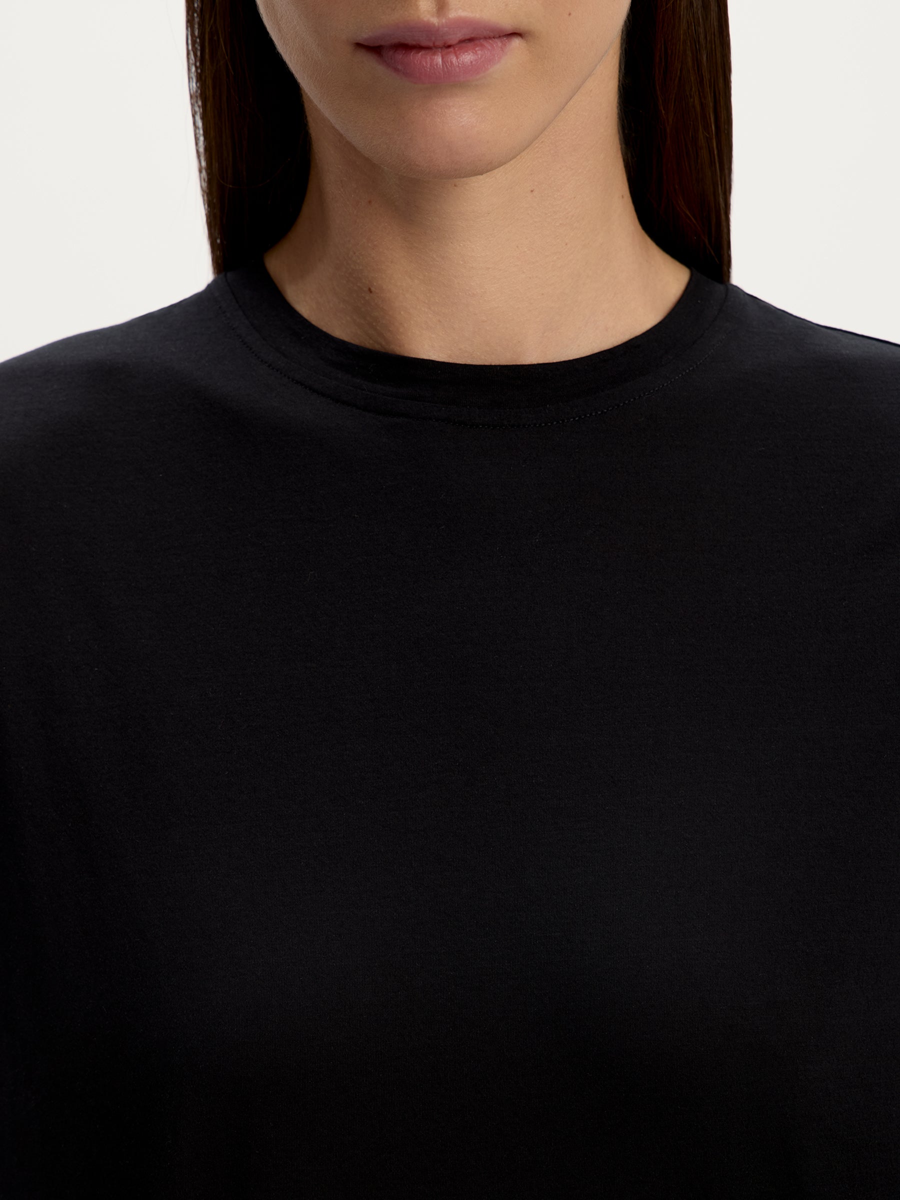 Cotton long sleeve T-shirt