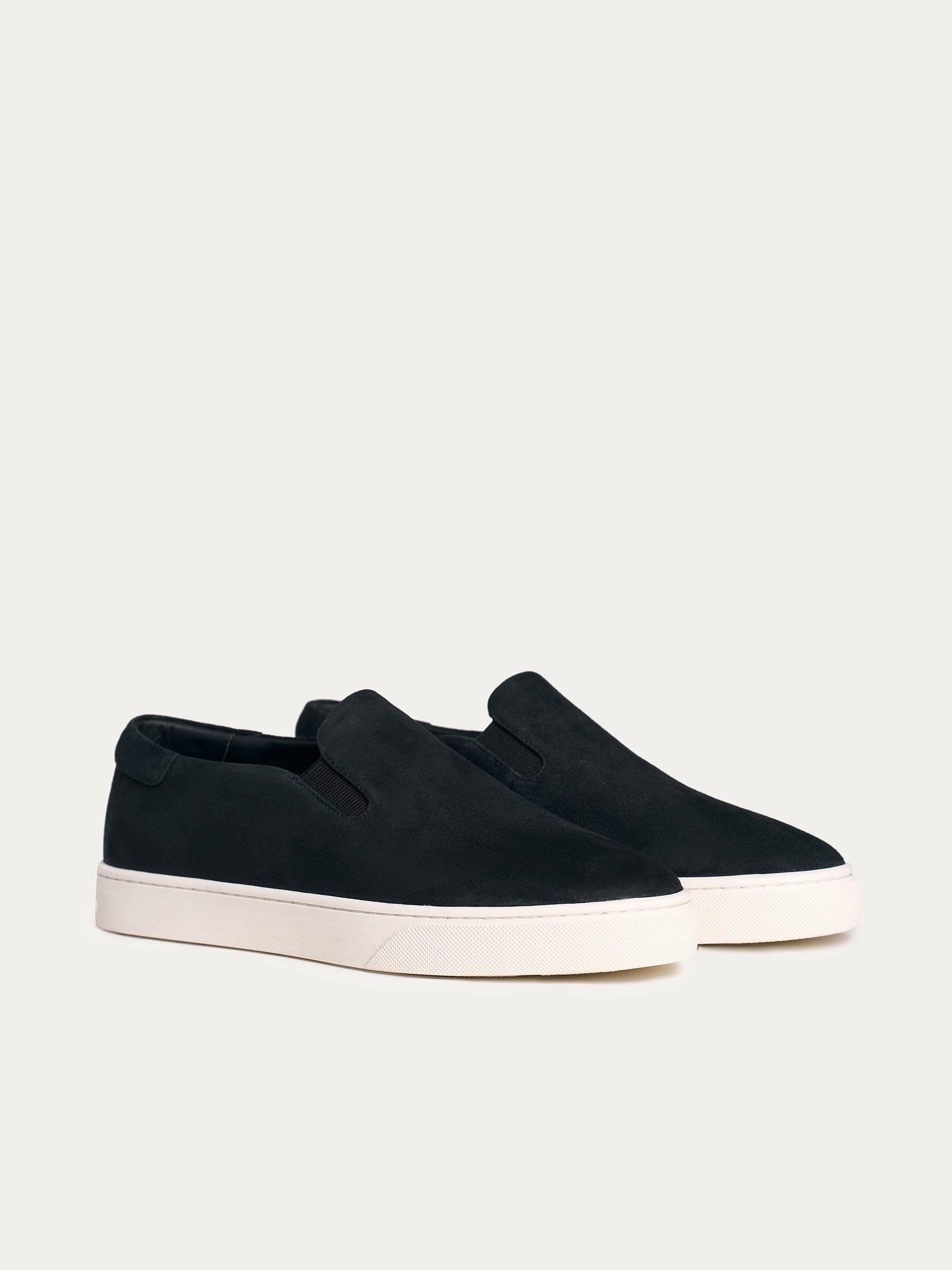 Suede slip-on sneakers