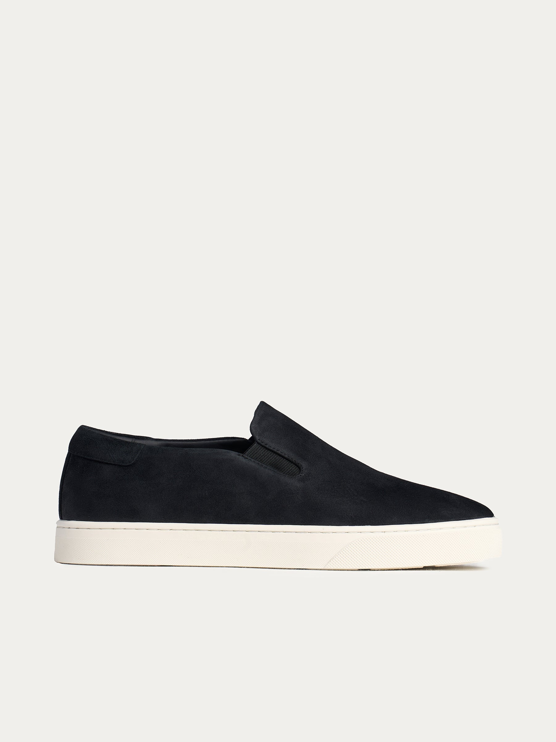 Suede slip-on sneakers