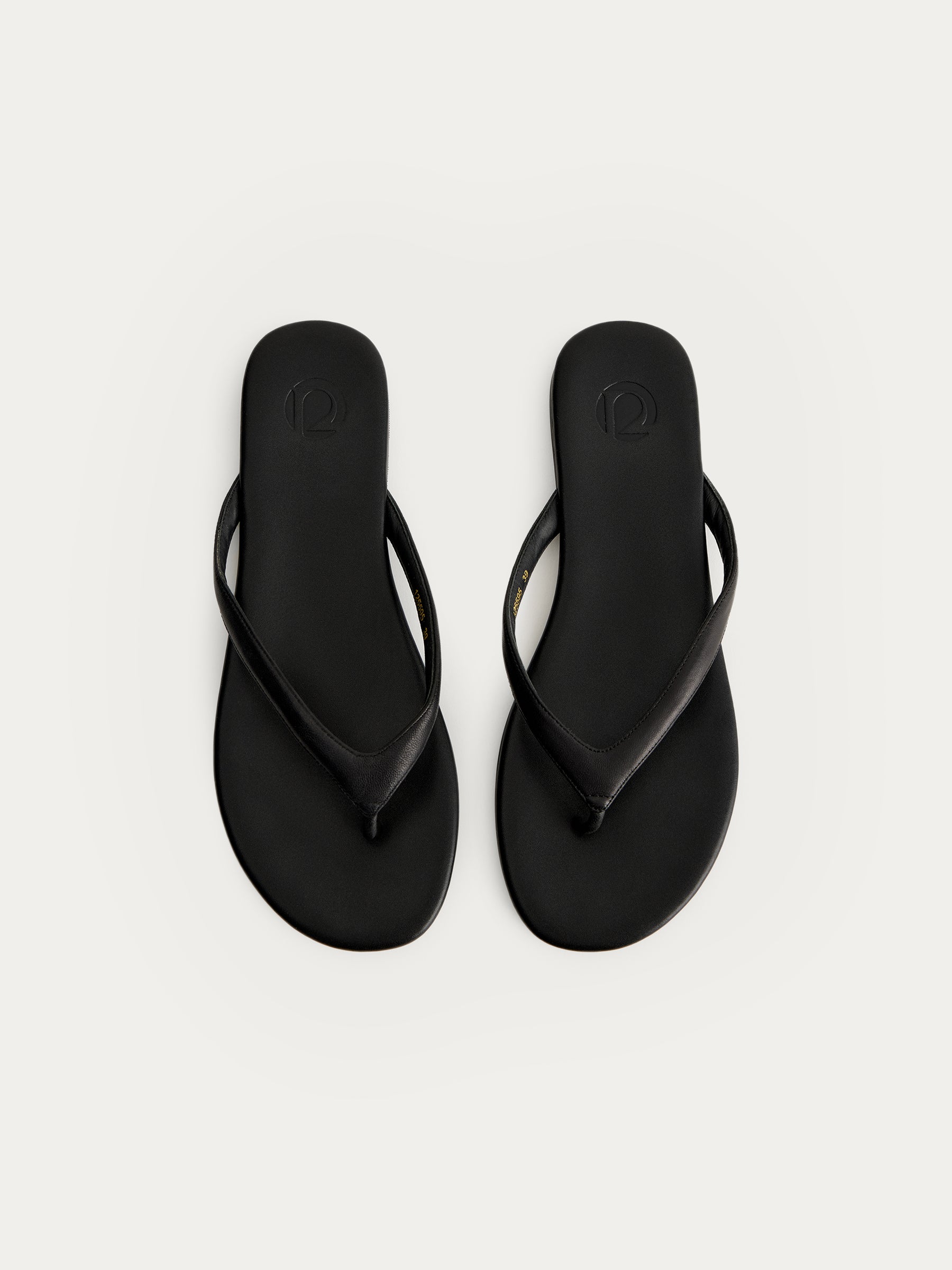 Leather thong sandals