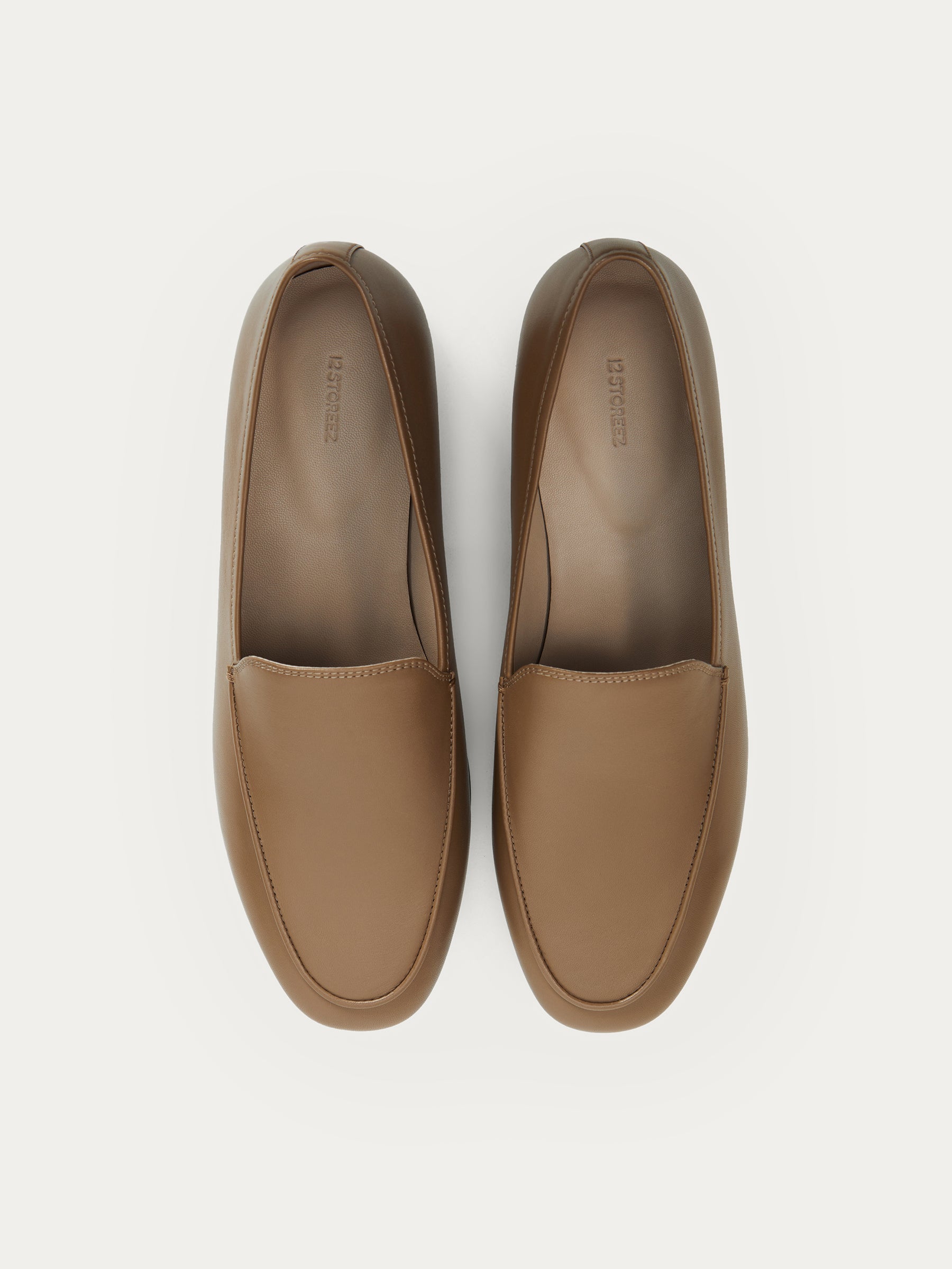 Leather loafers