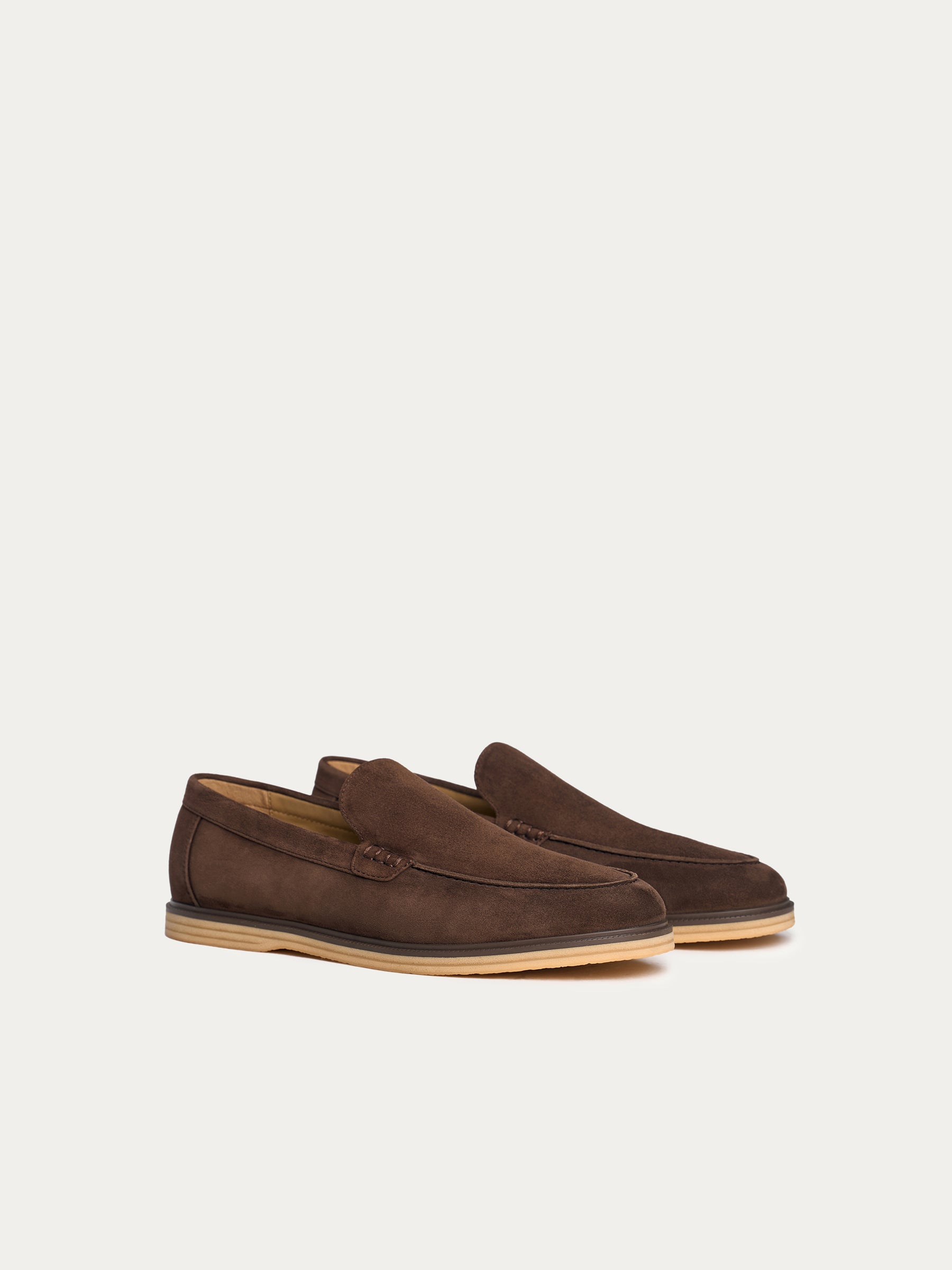 Suede loafers