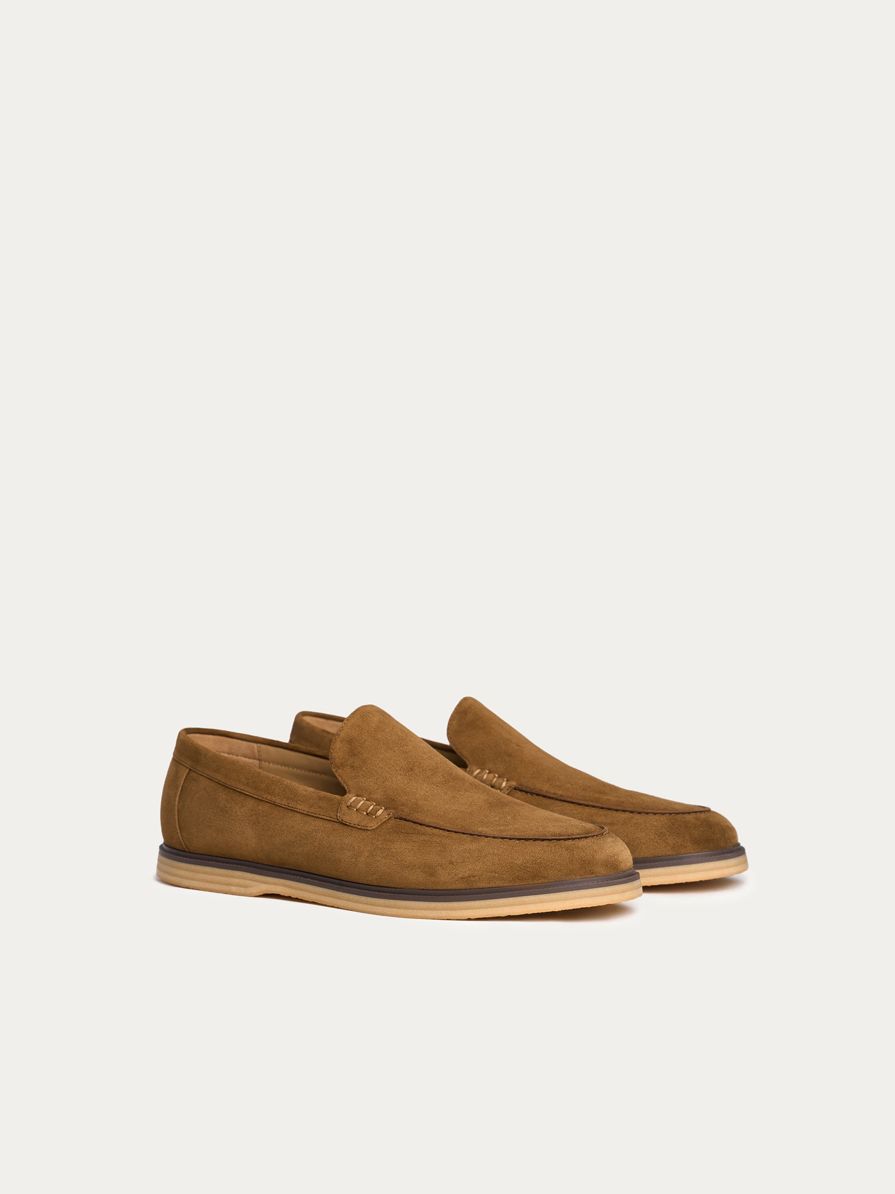 Suede loafers