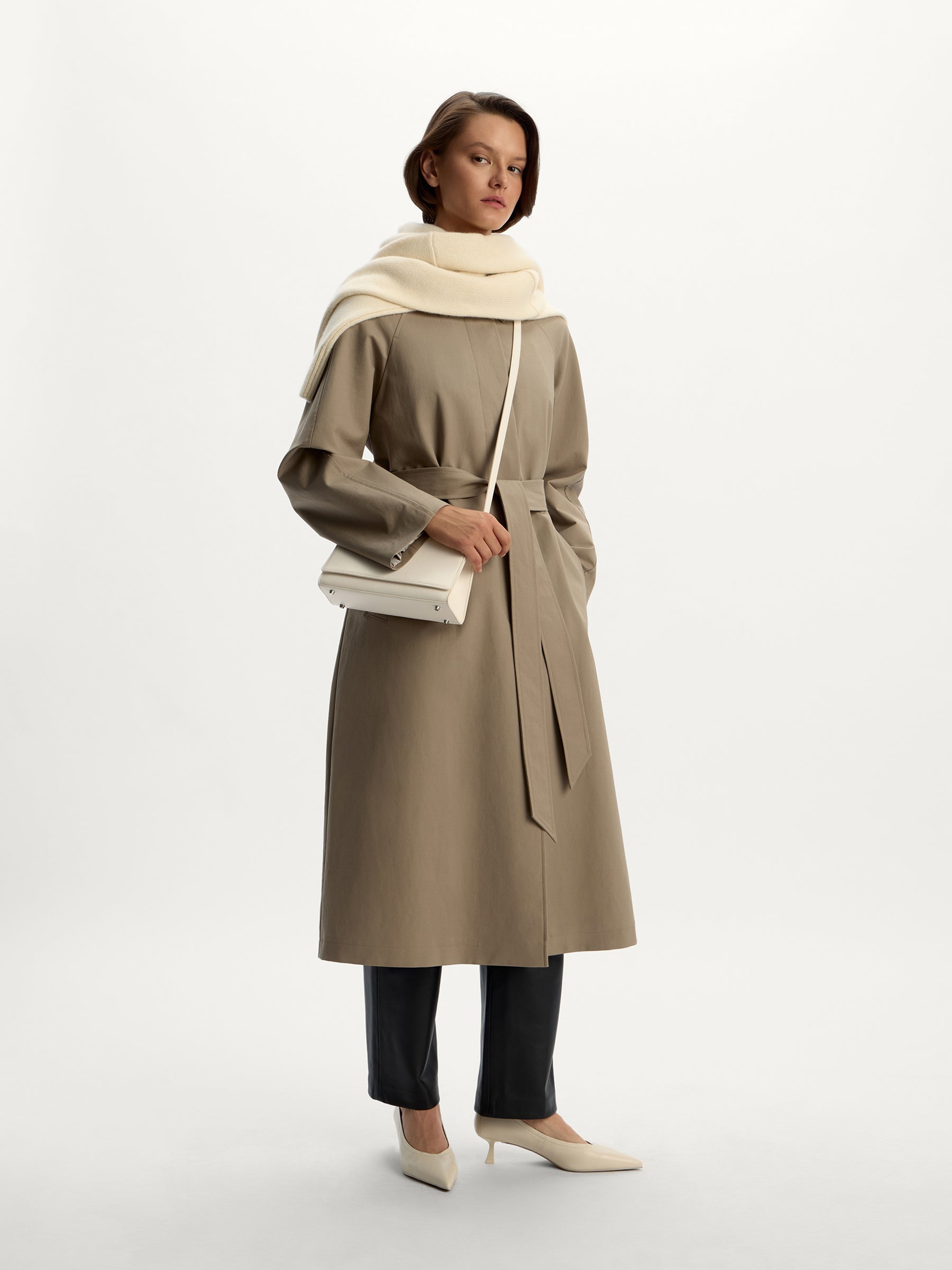 Cotton trench coat