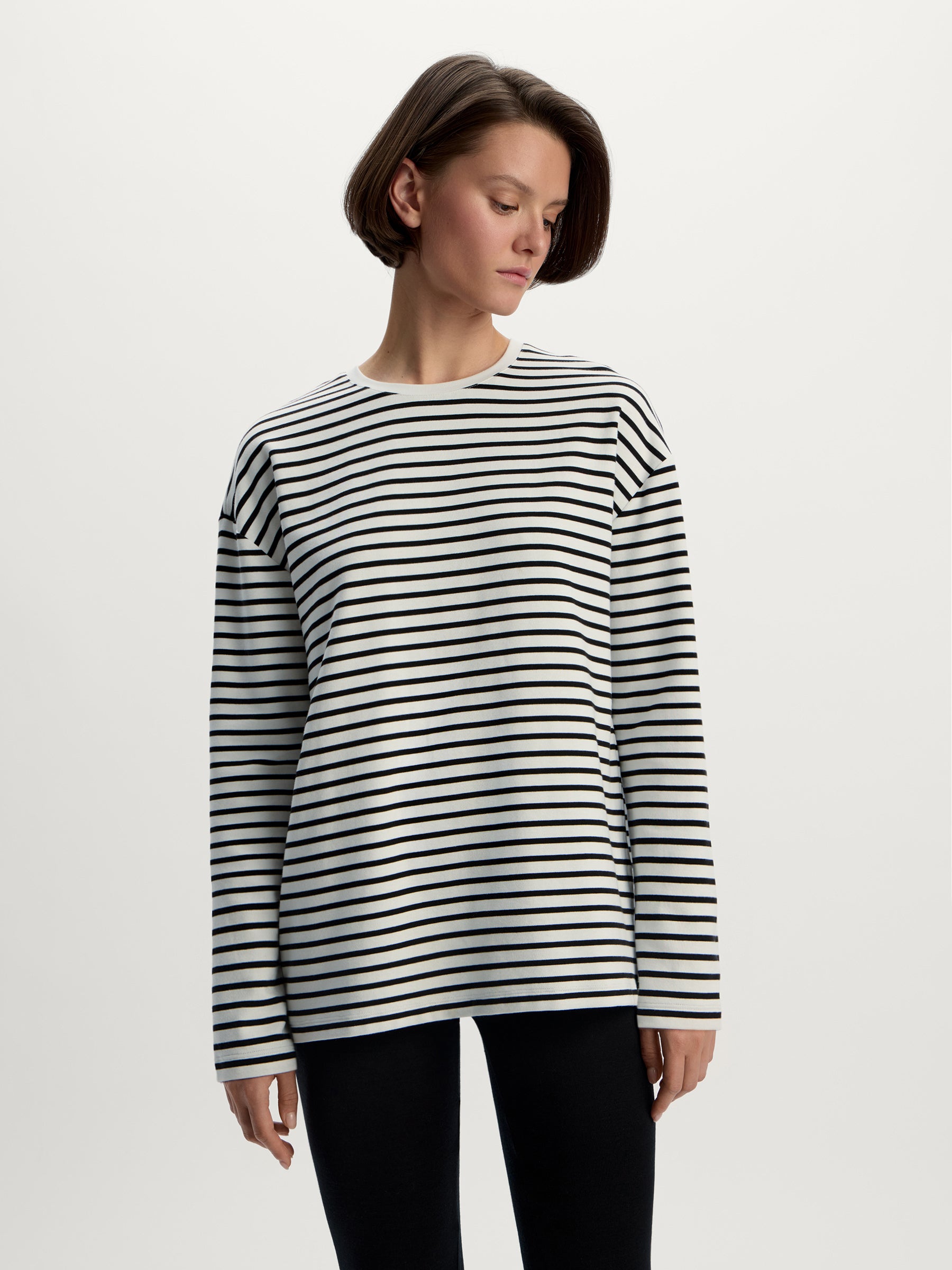 Pima cotton long-sleeve T-shirt