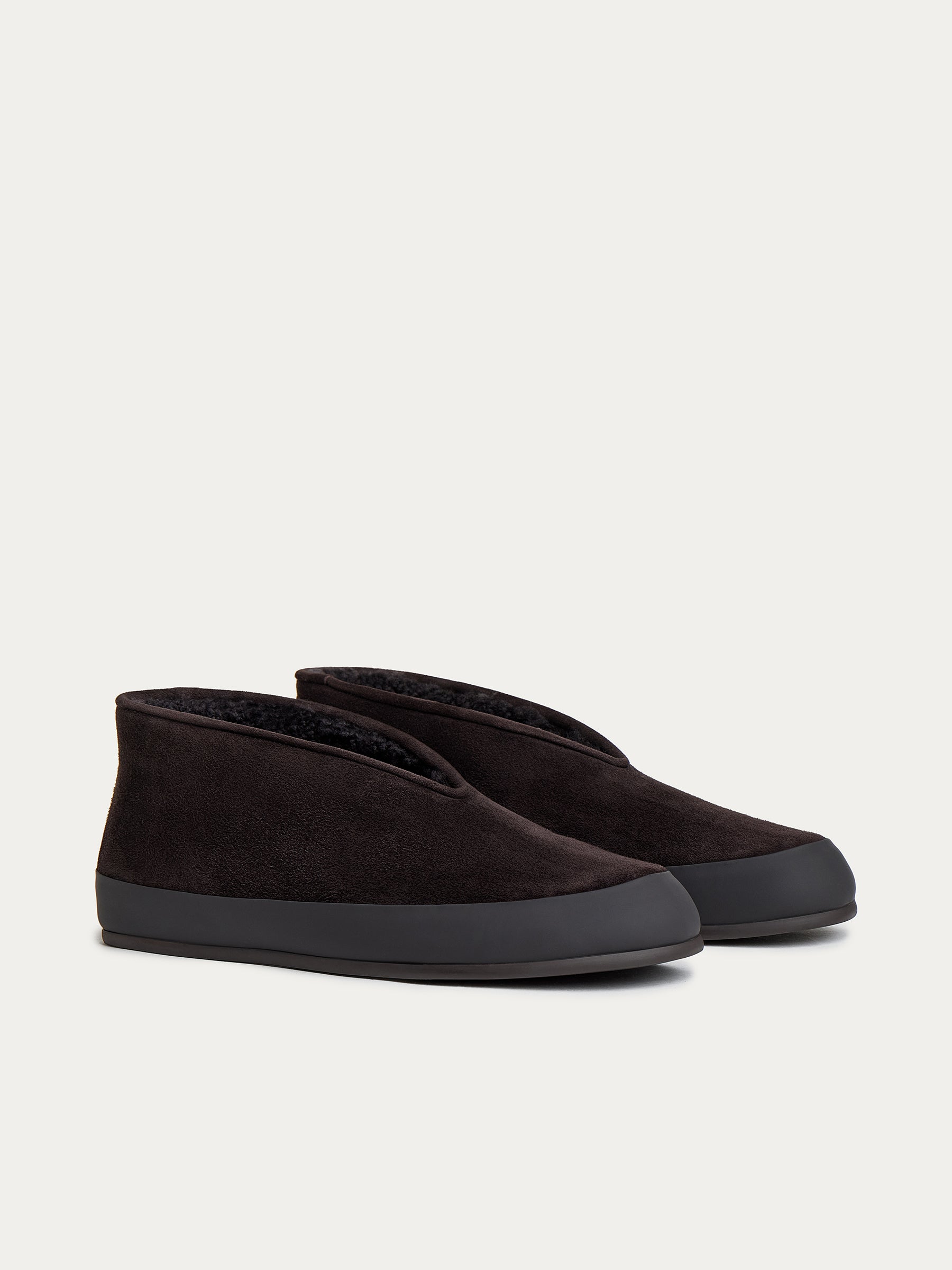 Shearling-lined loafers