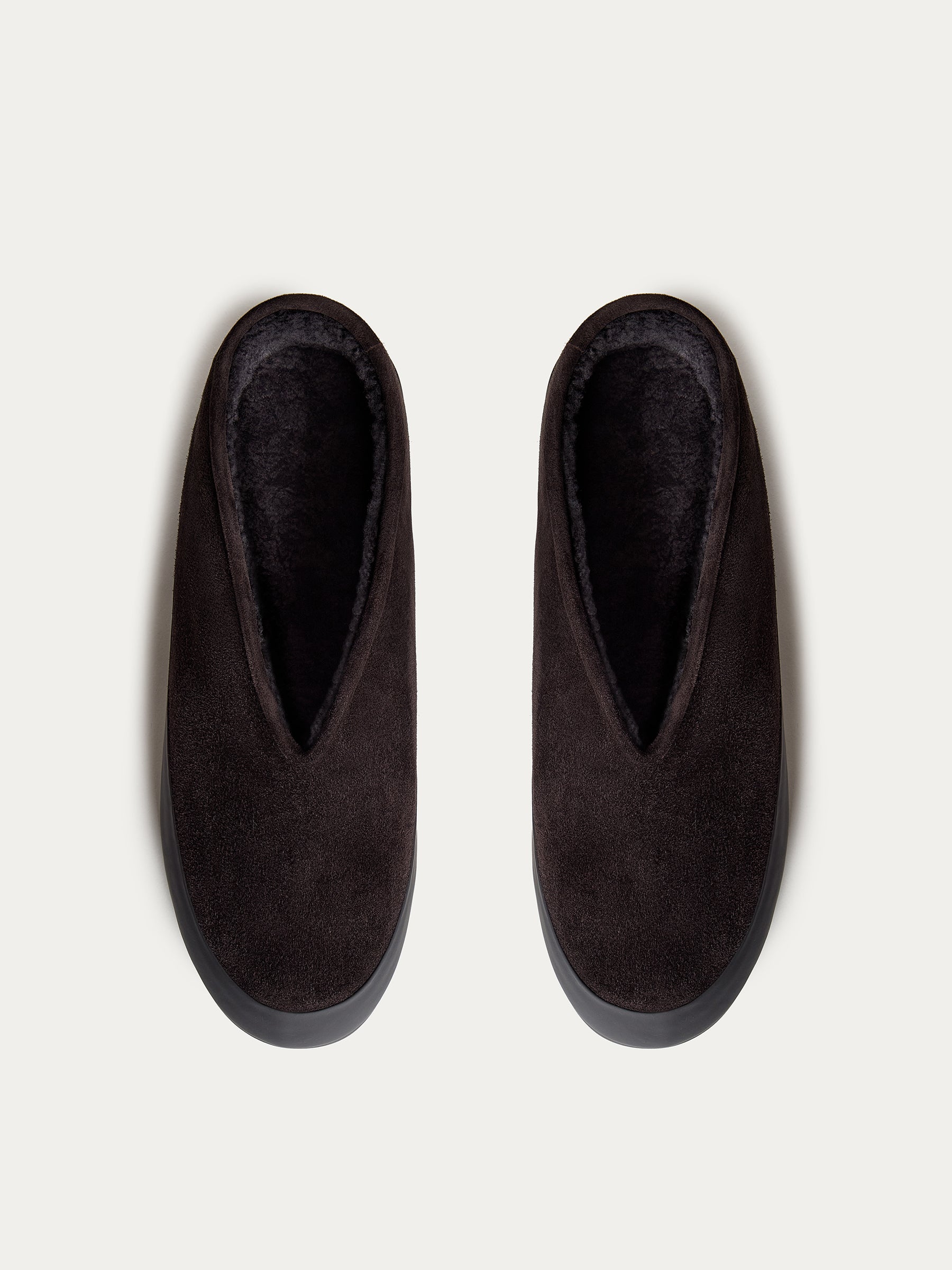 Shearling-lined loafers