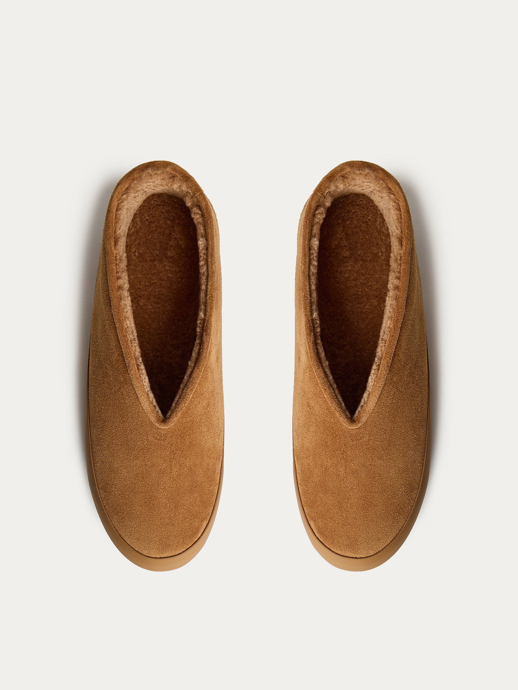 Shearling-lined loafers