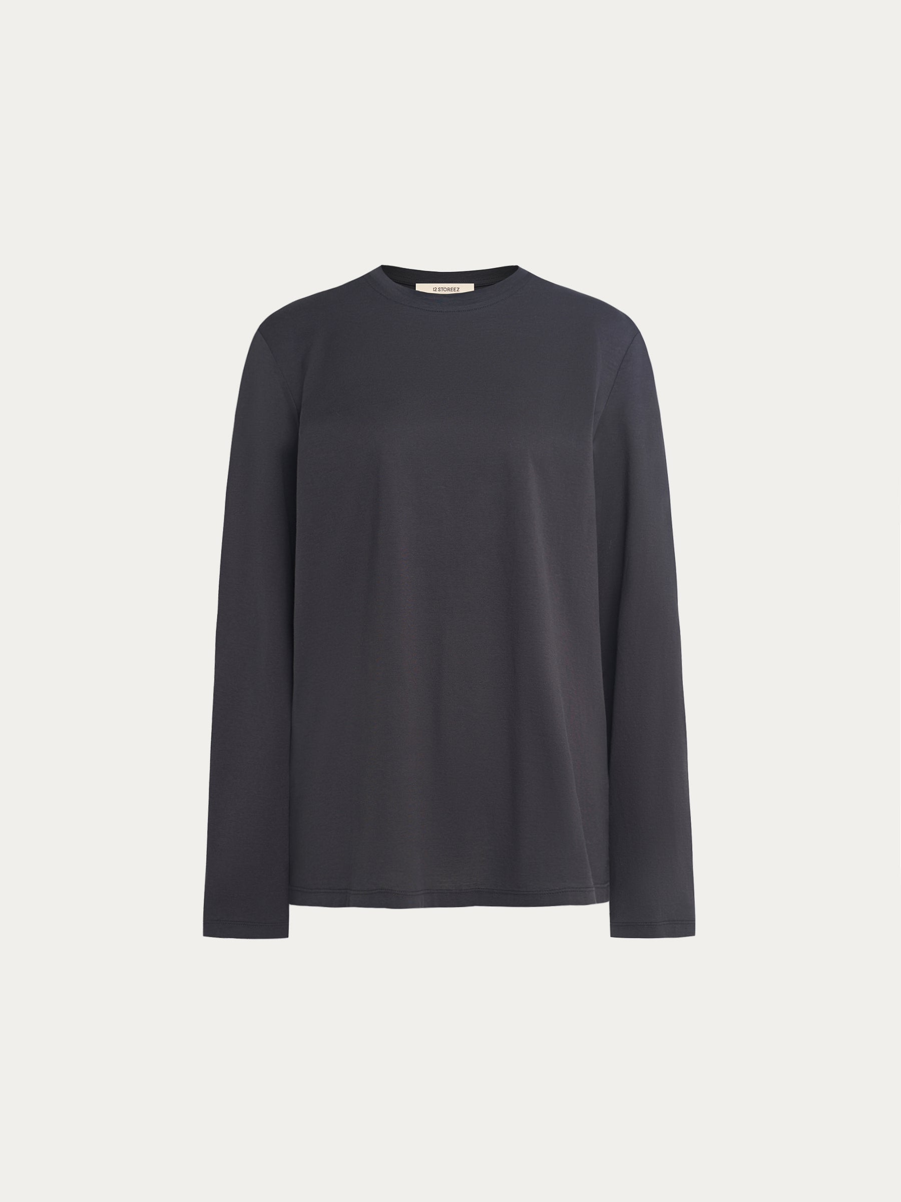 Cotton long sleeve T-shirt