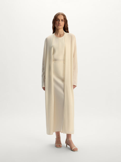 Merino maxi cardigan