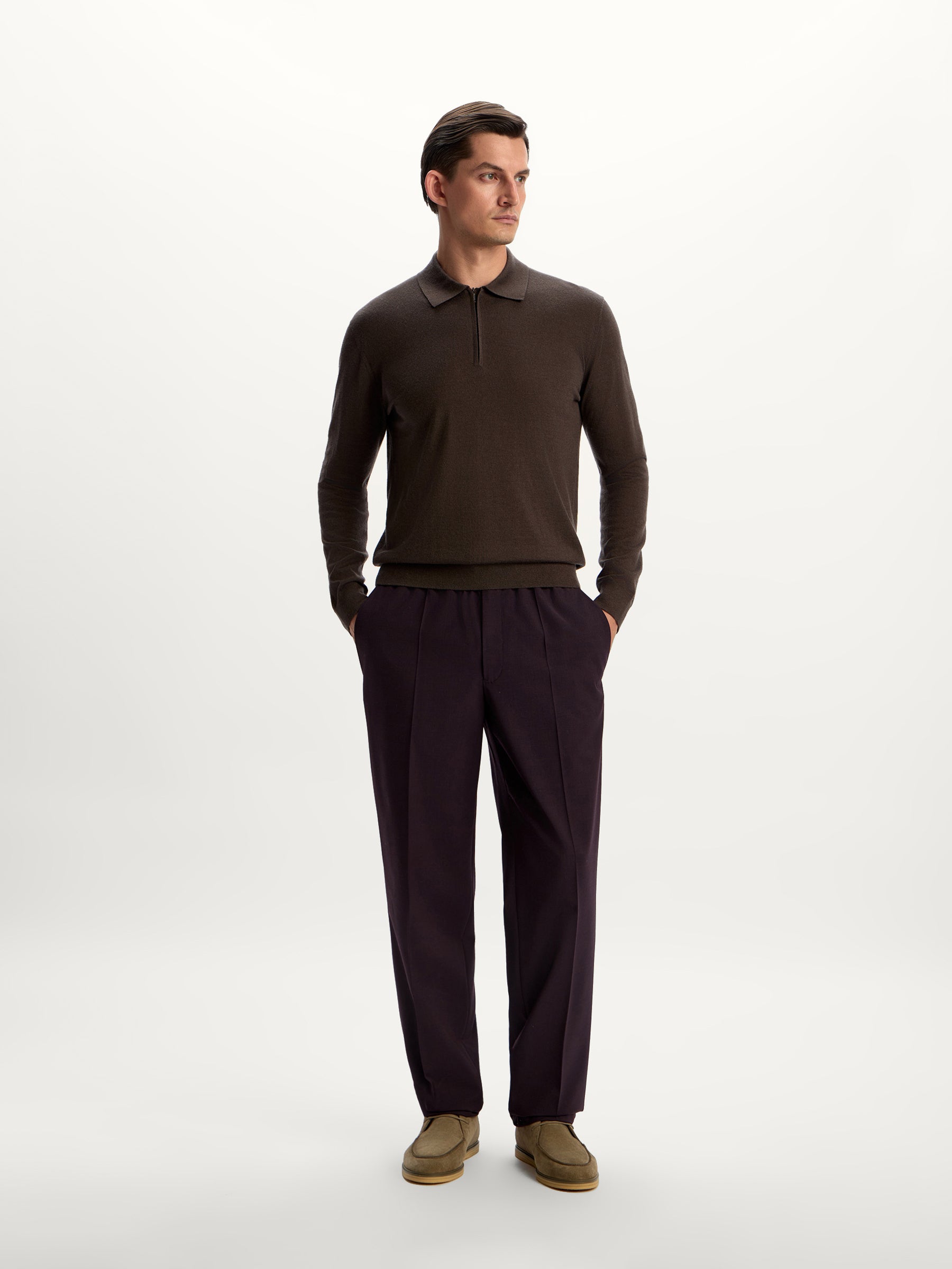 Wool-silk-cashmere jumper