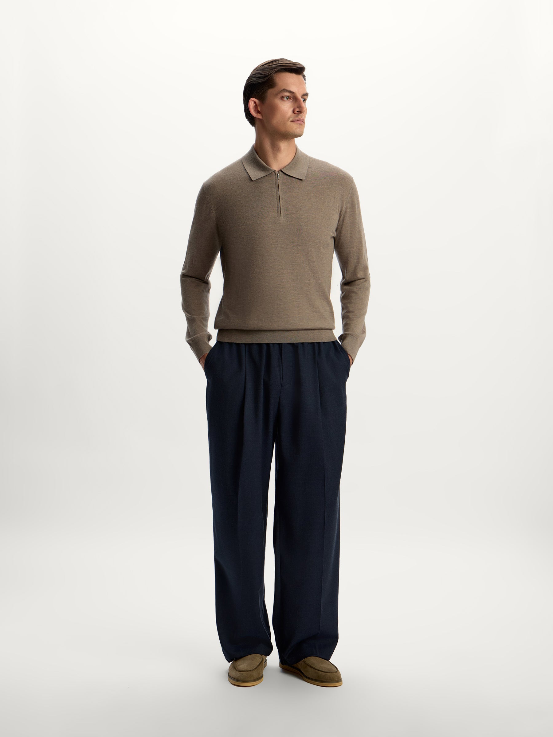 Wool-silk-cashmere jumper