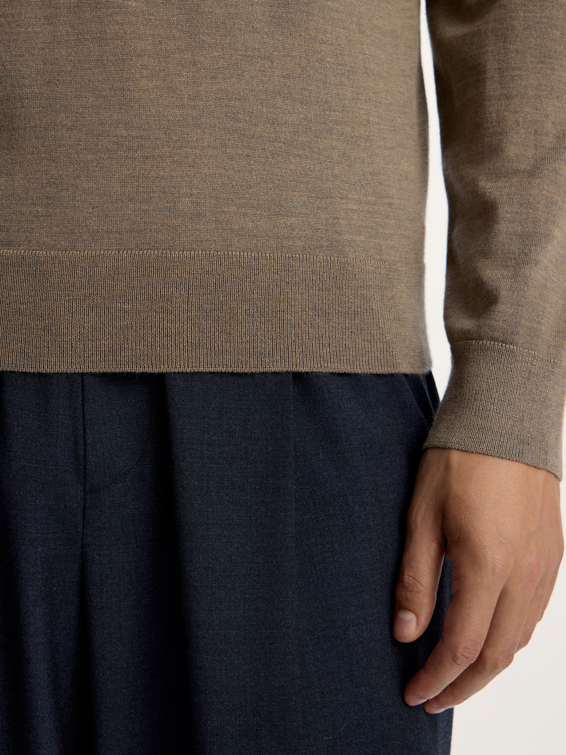 Wool-silk-cashmere jumper