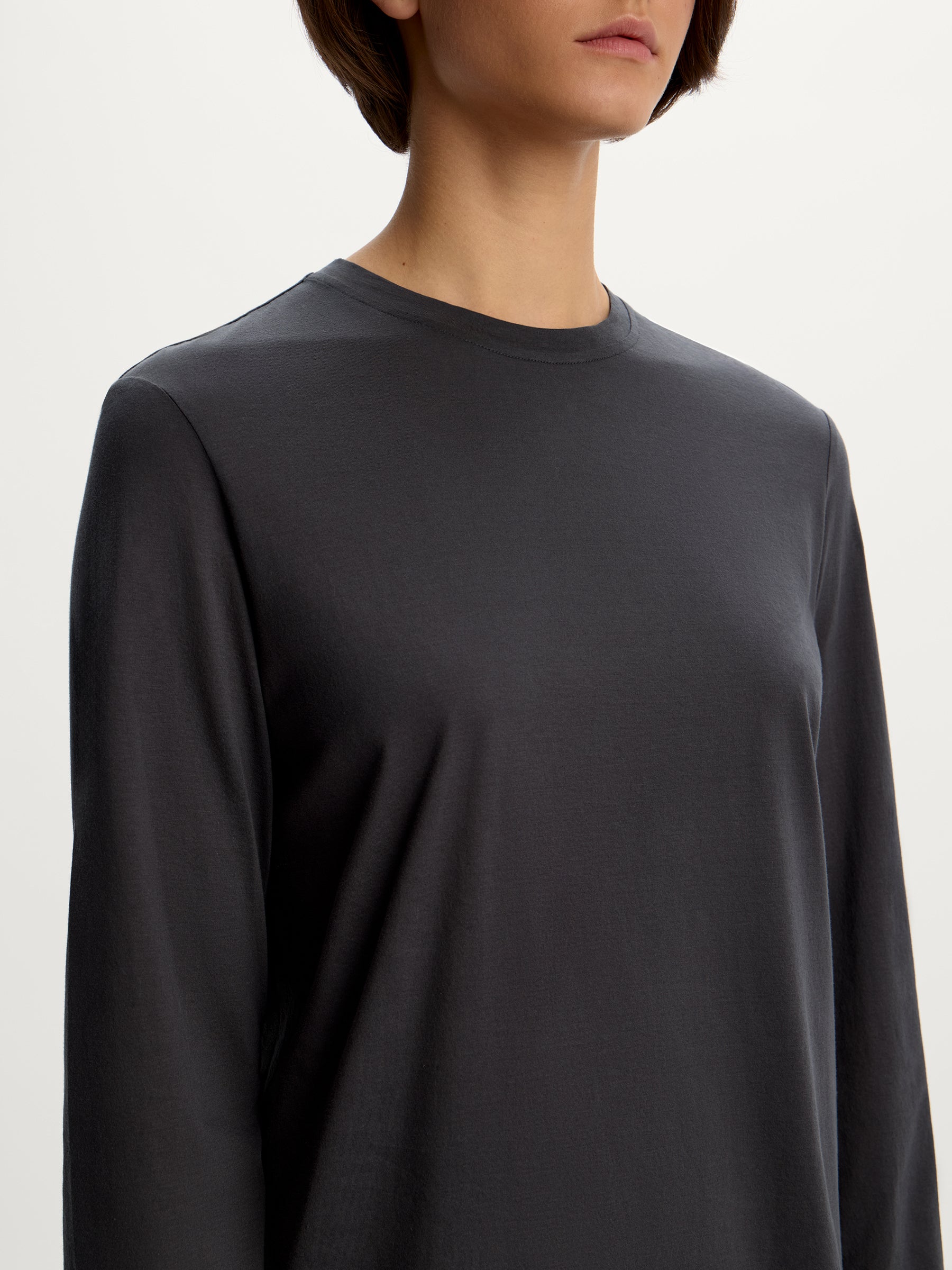 Cotton long sleeve T-shirt