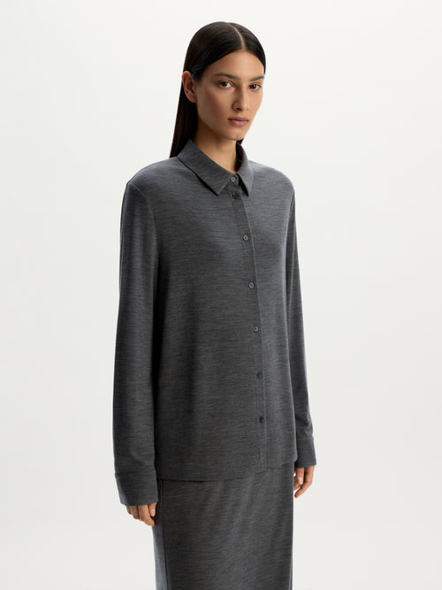 Lyocell-wool shirt