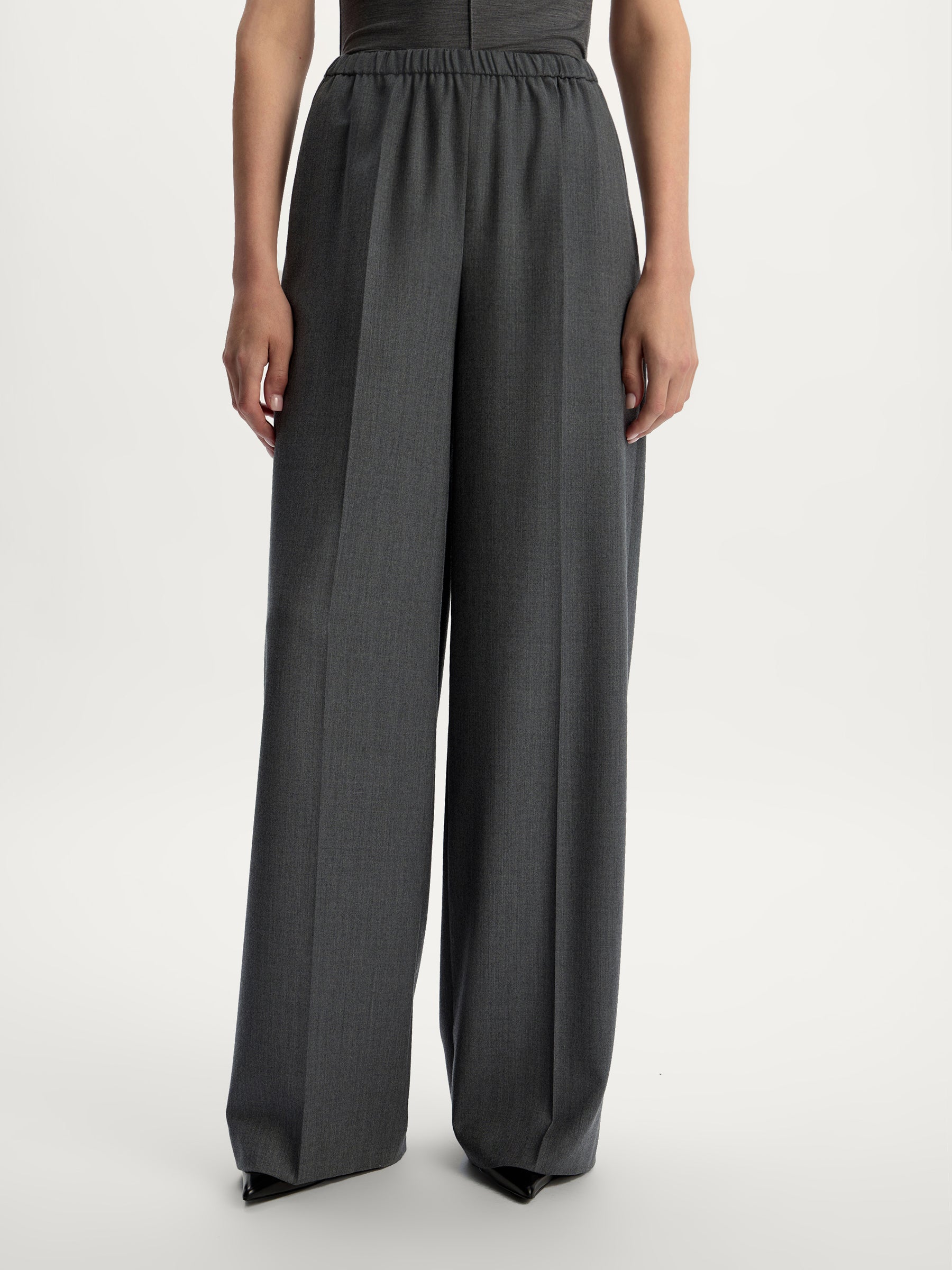 Soft wool trousers