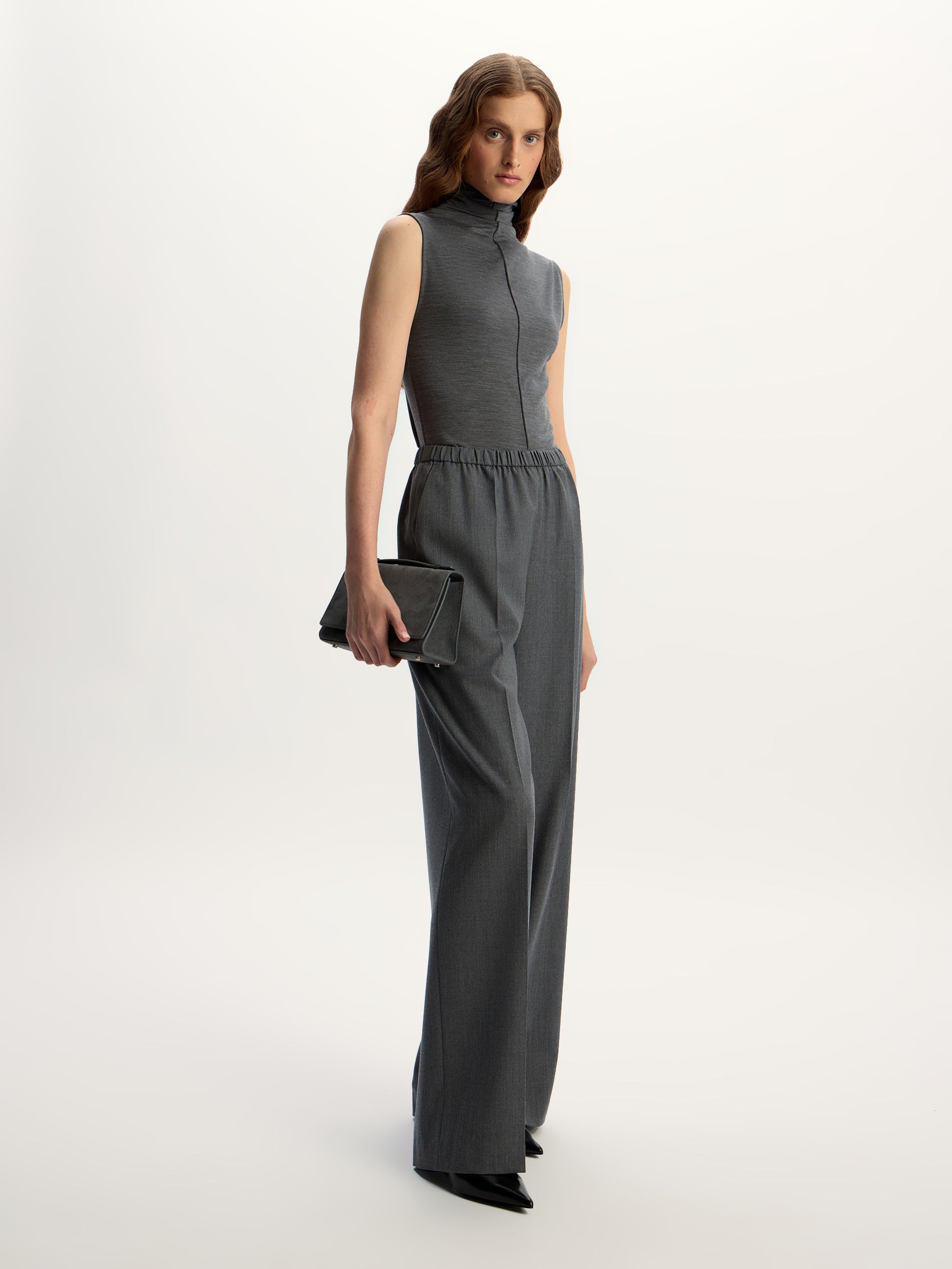 Soft wool trousers