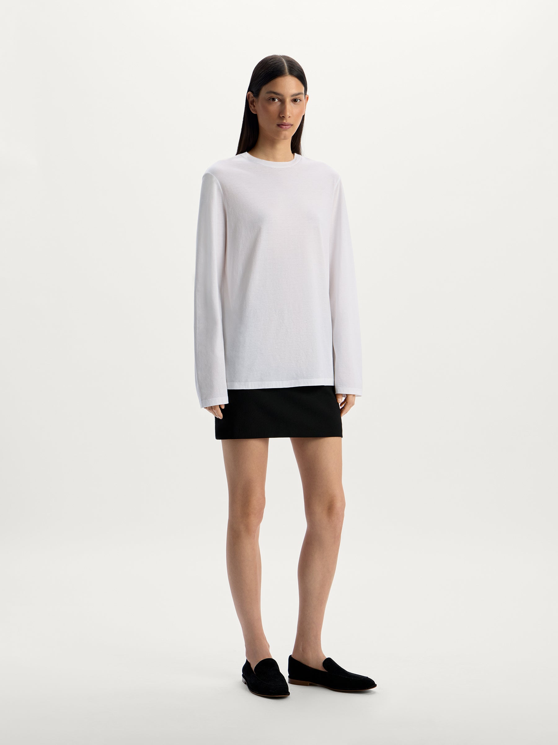 Cotton long sleeve T-shirt