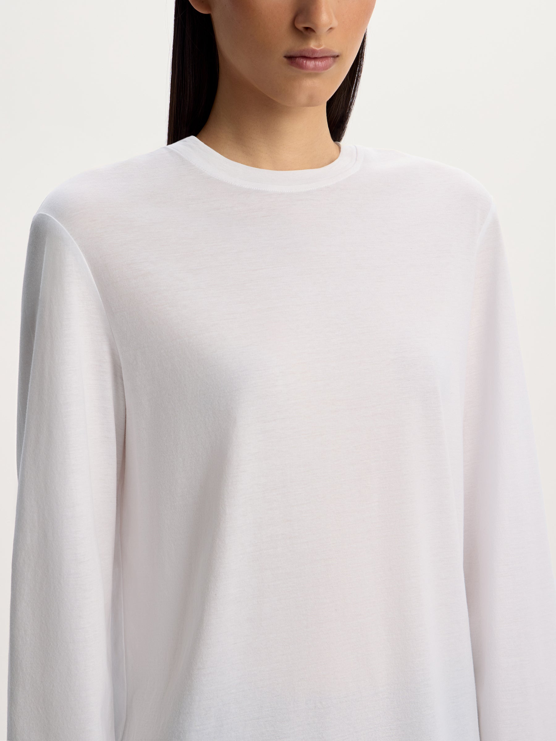 Cotton long sleeve T-shirt