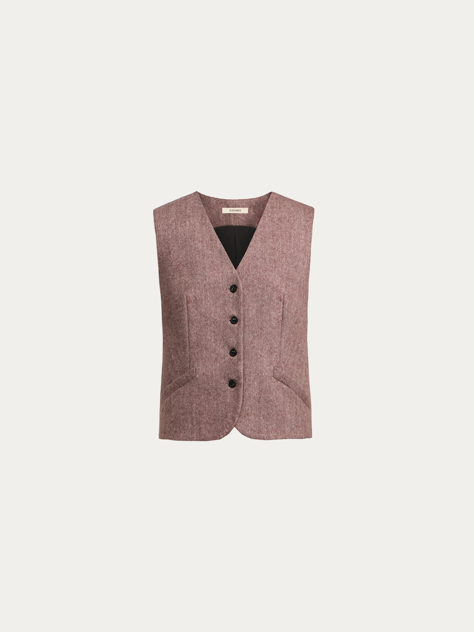 Wool-cashmere vest